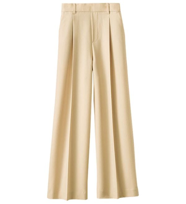 BELLUNA（ベルーナ）の「サマ見え！タック使いワイドパンツ（ワイドパンツ・ガウチョ）」｜詳細画像
