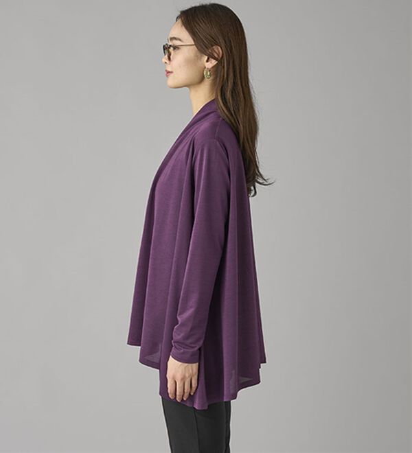 BELLUNA（ベルーナ）の「＜クールスラブ＞ドレープカーディガン（その他カーディガン）」｜詳細画像