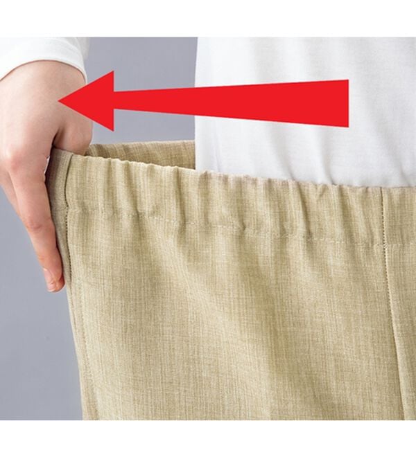 ルフラン（ルフラン）の「【３本組】日本製さら快！吸水速乾パンツ（テーパードパンツ）」｜詳細画像