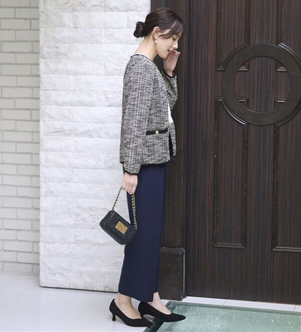 BELLUNA（ベルーナ）の「＜Ｃ／Ｓ＞ツイード調ジャケット（その他ジャケット）」｜詳細画像