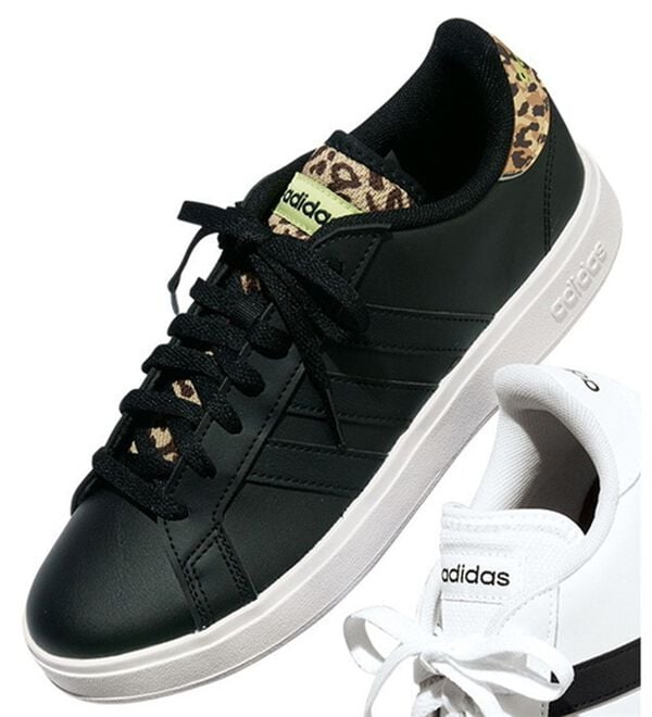 RANAN（ラナン）の「＜ａｄｉｄａｓ＞ＧＲＡＮＤＣＯＵＲＴＢＡＳＥ２．０（スニーカー）」｜ブラック系