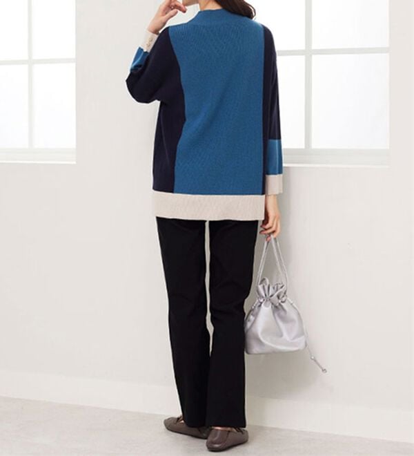 BELLUNA（ベルーナ）の「裏起毛ツイル素材ストレッチパンツ（フルレングスパンツ）」｜詳細画像