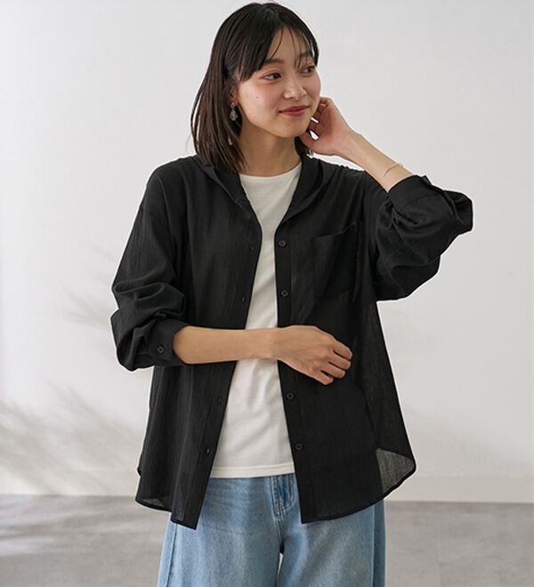 BELLUNA（ベルーナ）の「《ＨｕｇＲｅａｍコットン》冷房対策パーカー（パーカー）」｜詳細画像