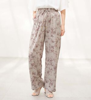 Viola e Viola（ヴィオラ エ ヴィオラ）の「大花大人プリントイージーパンツ（その他パンツ）」｜詳細画像