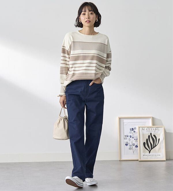 BELLUNA（ベルーナ）の「【ＰＯＬＯ　ＢＣＳ】綿チノパンツ（フルレングスパンツ）」｜詳細画像