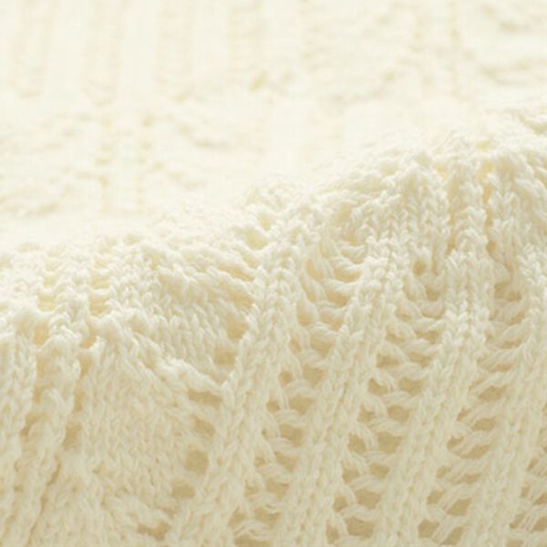 RANAN（ラナン）の「透かし柄短丈ニット（ニット・セーター）」｜詳細画像