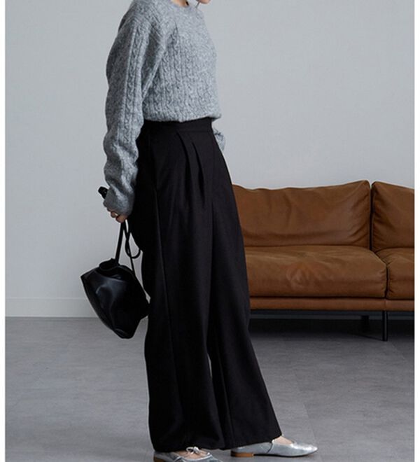 RANAN（ラナン）の「＜U.S.POLO ASSN.ユーエスポロアッスン＞ ワンポイントケーブルニット（ニット・セーター）」｜詳細画像