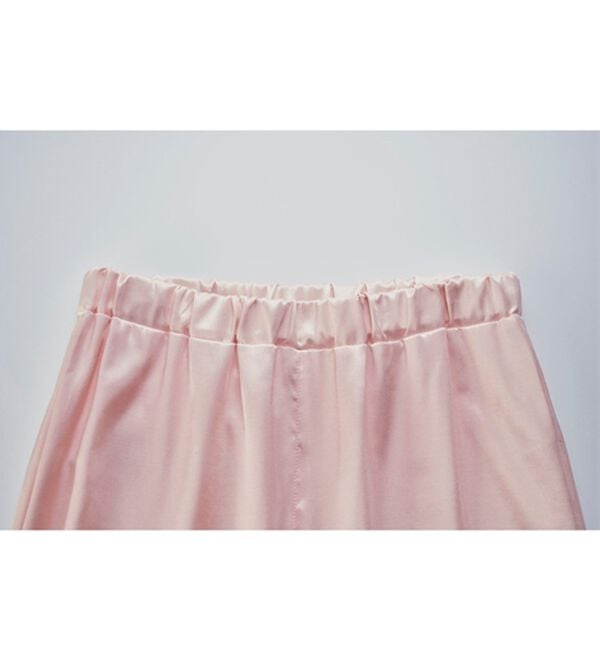 YU'NOW（ユナウ）の「【上下２点セット】裏起毛サテンパジャマ（パジャマ・ルームウェア）」｜詳細画像