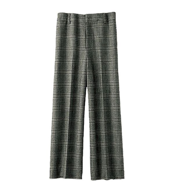 BELLUNA（ベルーナ）の「サマ見え（スーパーウォーム）ウール調センタープレスクロップドパンツ（クロップドパンツ）」｜詳細画像