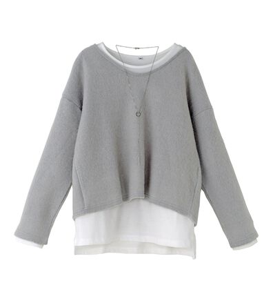 BELLUNA（ベルーナ）の「3点セット！ウール調サマ見えアンサンブル（アンサンブル）」