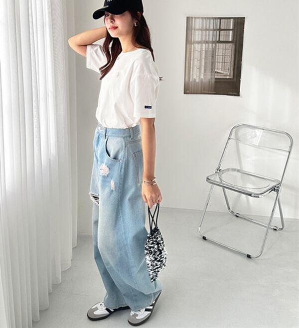 GeeRA（ジーラ）の「【Ｕ．Ｓ．　ＰＯＬＯ　ＡＳＳＮ．】カラーTシャツ（Tシャツ）」｜詳細画像