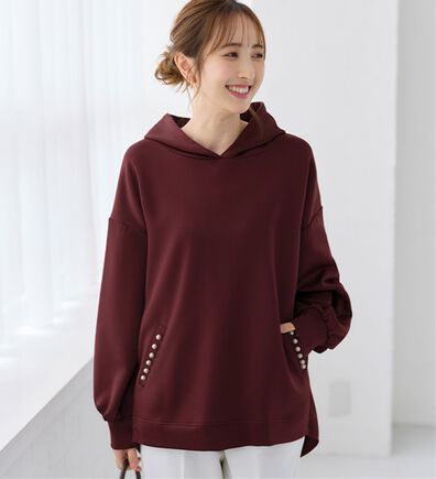 alotta（アロッタ）の「ポケット付！大人上品コクーンパーカー（パーカー）」