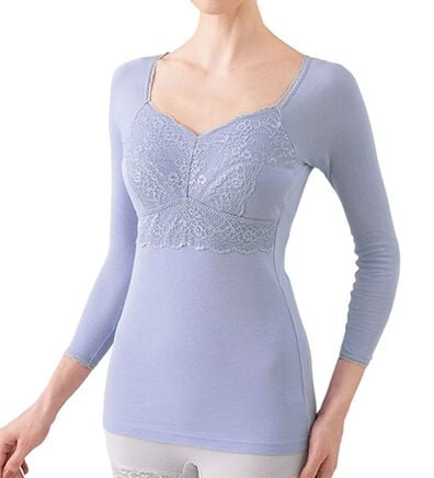 「【３色組】新・毎日活躍！綿のカップ付インナー（ブラトップ・カップ付きインナー）」