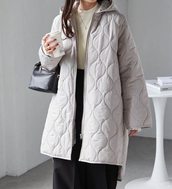 RANAN（ラナン）の「３ｗａｙキルティングロングコート（ロングコート）」｜詳細画像