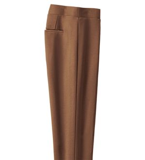 ルフラン（ルフラン）の「常識を変えるスティックパンツ（フルレングスパンツ）」｜ブラウン