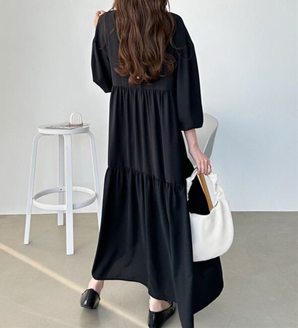 前後2WAYティアードシャツワンピース - ベルーナ【公式】