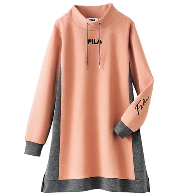 BELLUNA（ベルーナ）の「＜ＦＩＬＡ＞配色切替チュニックワンピース（チュニックワンピース）」｜詳細画像
