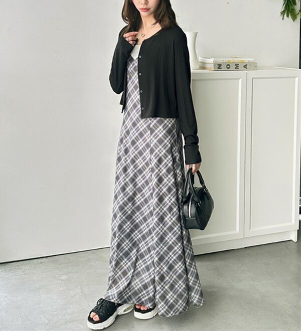 GeeRA（ジーラ）の「接触冷感リブショートカーデ（その他カーディガン）」｜詳細画像