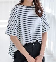 BELLUNA（ベルーナ）の「ヒンヤリ実感！大人顔サマ見えゆったりＴシャツ（Tシャツ）」