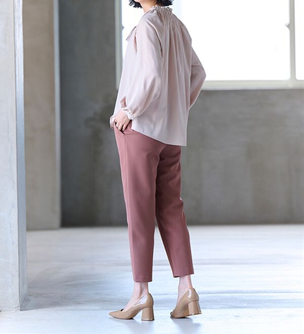 RANAN（ラナン）の「フリル衿ボウタイギャザーブラウス（ブラウス）」｜詳細画像