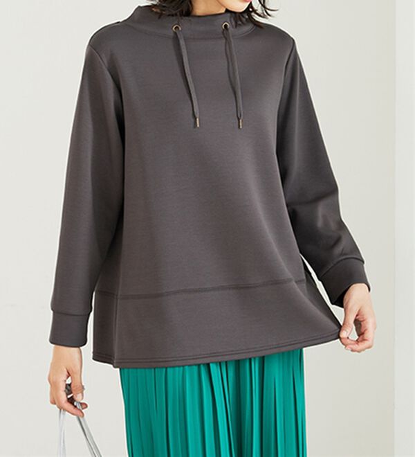 BELLUNA（ベルーナ）の「ワイドネック切替デザインプルオーバー（カットソー）」｜詳細画像