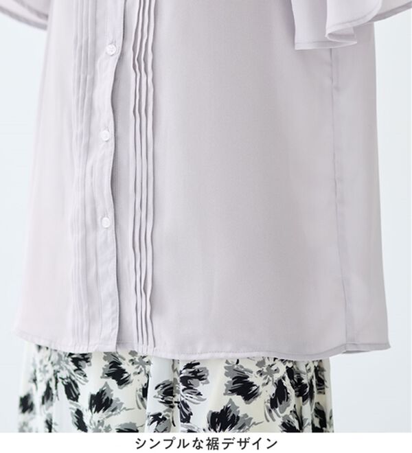 alotta（アロッタ）の「ピンタックブラウス（ブラウス）」｜詳細画像