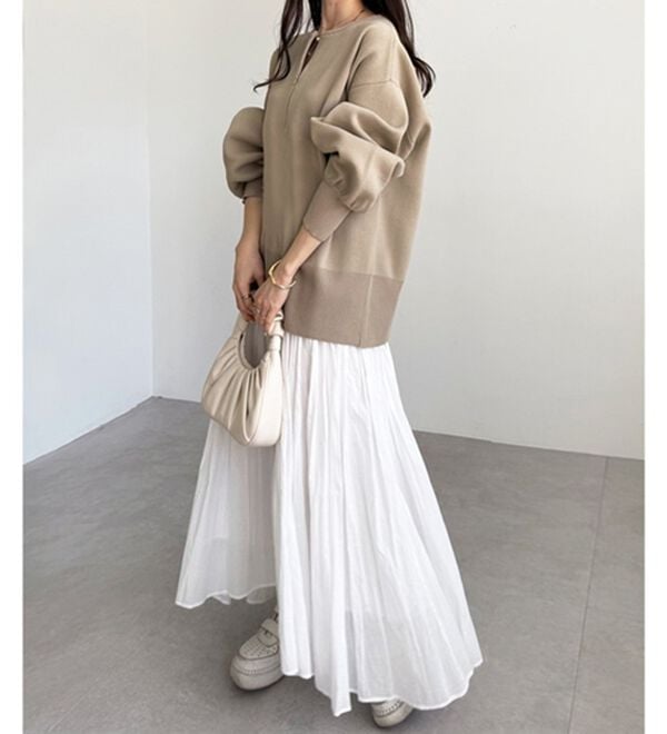 GeeRA（ジーラ）の「ハーフジップニットプルオーバー（ニット・セーター）」｜詳細画像