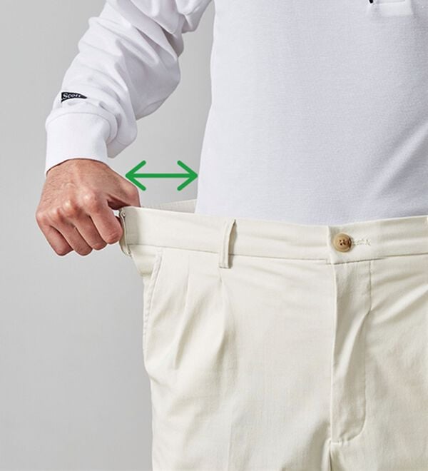 「＜Ｂｅ　ＣＨＡＮＣＥ＞ハンサム見えのよく伸びアクティブチノパンツ（メンズフルレングスパンツ）」｜詳細画像