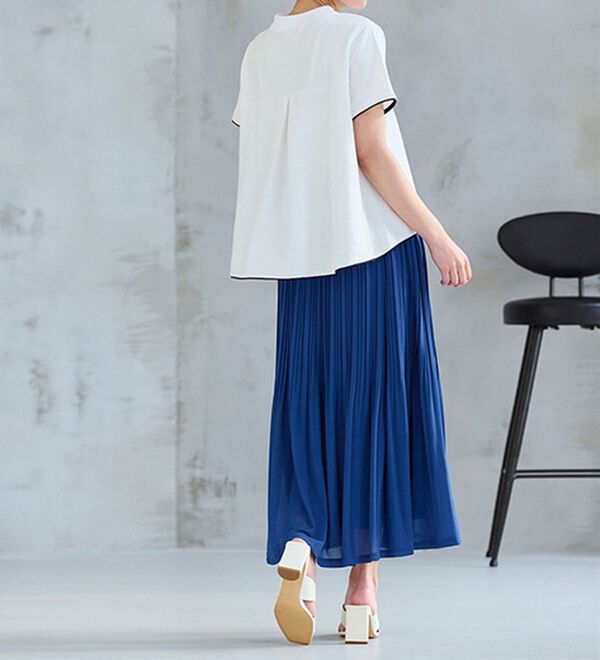 RANAN（ラナン）の「シフォンプリーツマキシスカート（ロングスカート）」｜詳細画像