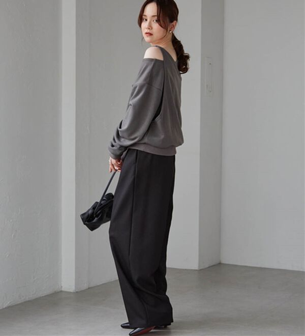 RANAN（ラナン）の「レイヤードデザインスウェット（トレーナー・スウェット）」｜詳細画像