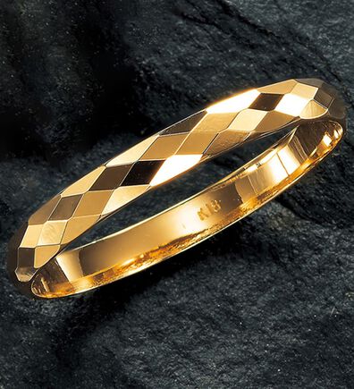 ルフラン（ルフラン）の「１８金・プラチナミラーカットリング（リング）」