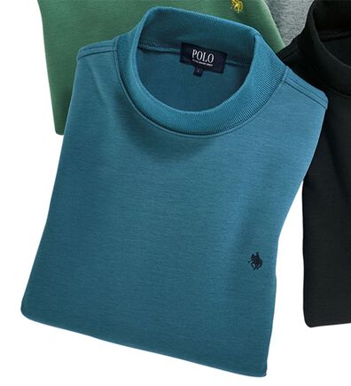 「＜ポロ・ビーシーエス＞モックネックトレーナー（メンズトレーナー）」