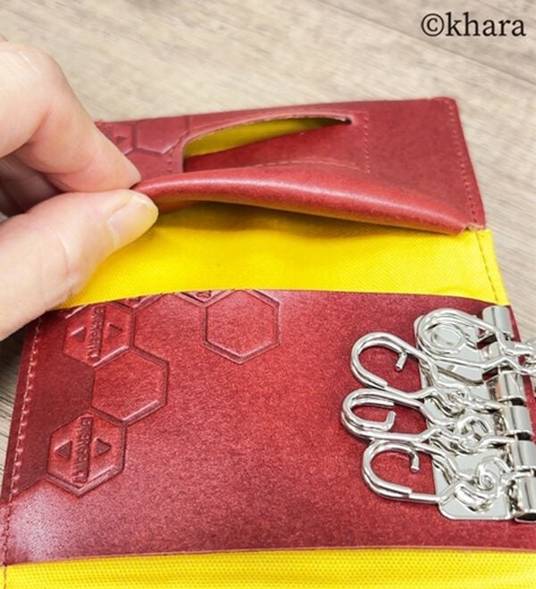 「エヴァンゲリオン本革キーケース<EVANGELION>（メンズ財布・パスケース）」｜詳細画像