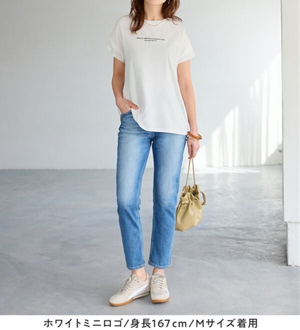 Viola e Viola（ヴィオラ エ ヴィオラ）の「脱普通！すっきり見え大人の上品Ｔシャツ（Tシャツ）」｜詳細画像