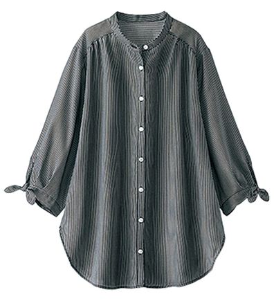 BELLUNA（ベルーナ）の「涼感柔らか袖リボンチュニック（チュニック）」