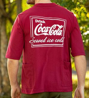 「＜コカ・コーラ＞接触冷感多ポケットＴシャツ（メンズＴシャツ）」｜詳細画像