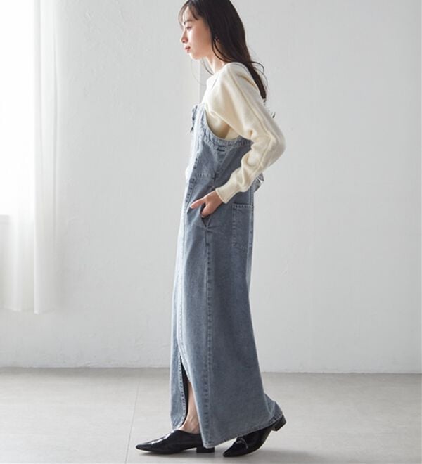 RANAN（ラナン）の「フロントジップデニムジャンスカ（その他ワンピース）」｜詳細画像