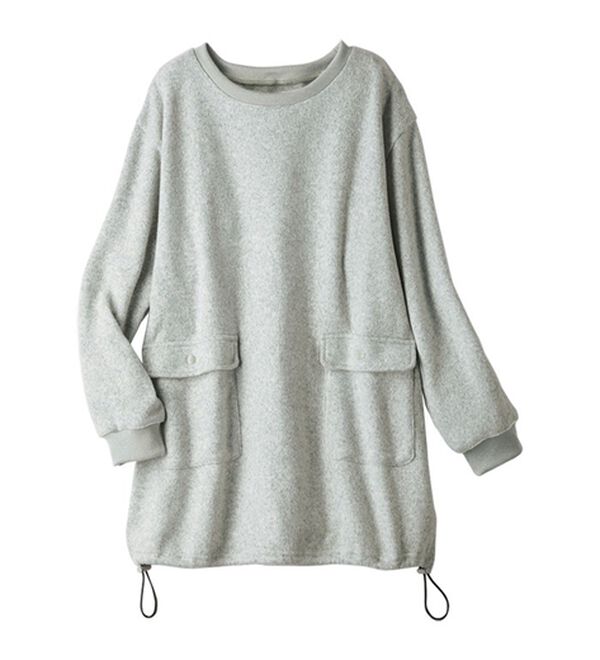 ルフラン（ルフラン）の「【３色組】ポケットが可愛いふっくら裏起毛おうちチュニック（チュニック）」｜詳細画像