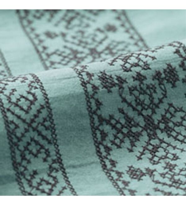 BELLUNA（ベルーナ）の「綿１００％インド刺しゅうハイネックブラウス（ブラウス）」｜詳細画像