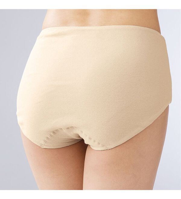 LAVIENNE（ラヴィエンヌ）の「綿１００％ガーゼ調二重仕立てショーツ（ショーツ）」｜詳細画像