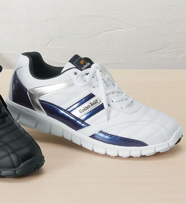 「＜ゴールデンベア＞軽量設計カジュアルスニーカー（メンズスニーカー）」｜スニーカーネイビー