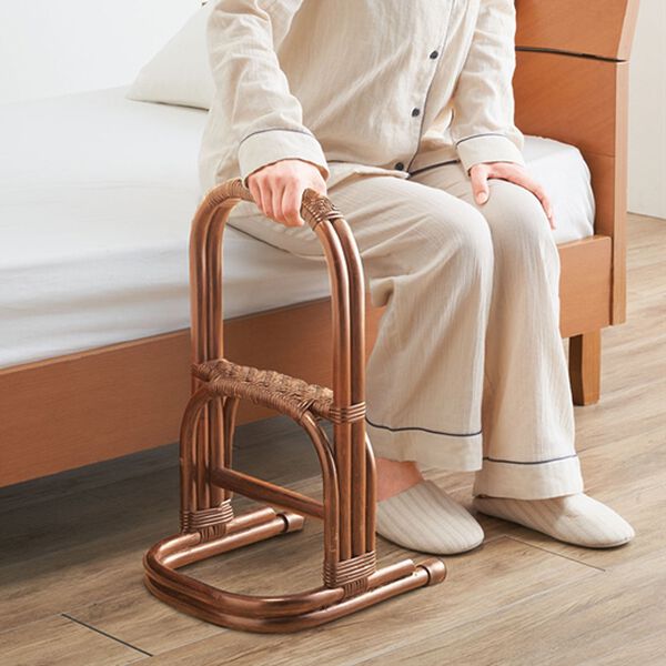 「籐つかまり立ちステッキ（シニア・生活サポート）」｜詳細画像