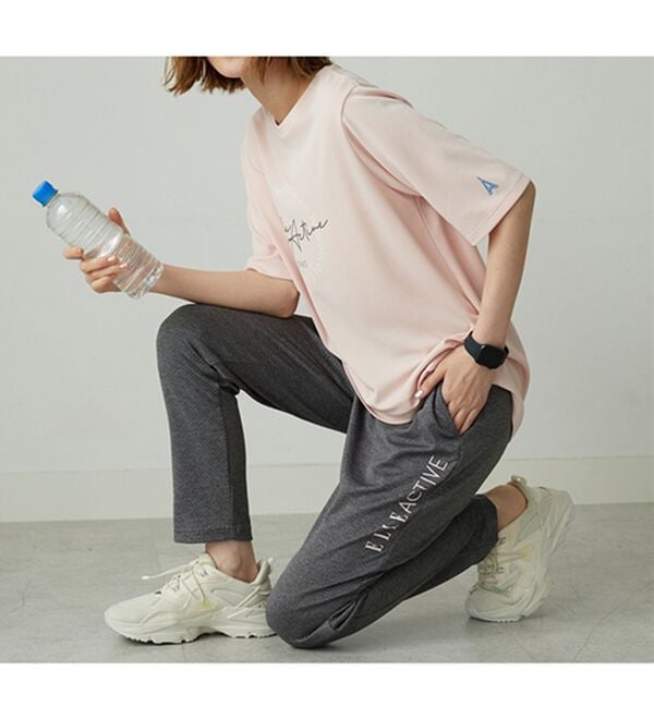 BELLUNA（ベルーナ）の「＜ＥＬＬＥ　Ａｃｔｉｖｅ＞ハニカムメッシュ素材ジャージパンツ（その他パンツ）」｜詳細画像
