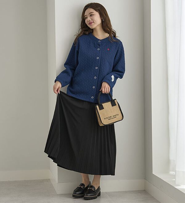 BELLUNA（ベルーナ）の「【ＰＯＬＯ　ＢＣＳ】ジャカード素材カーディガン（その他カーディガン）」｜詳細画像