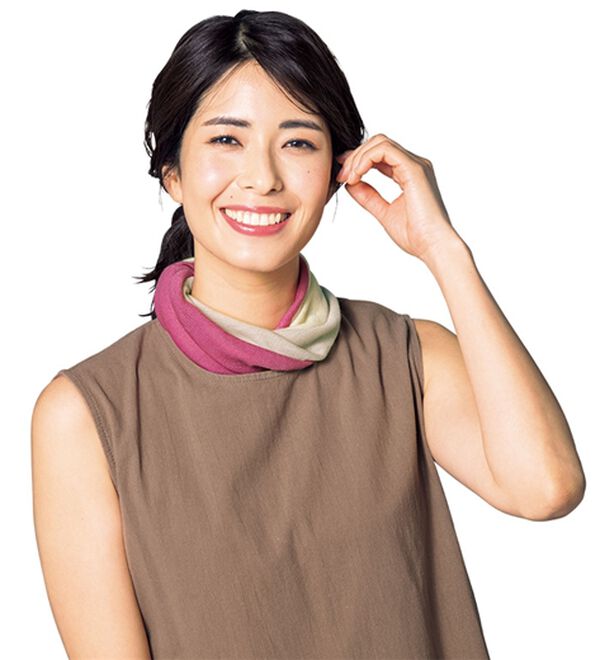 ルフラン（ルフラン）の「【３色組】洗える！リネン入スヌード（ストール・スカーフ・マフラー）」｜詳細画像