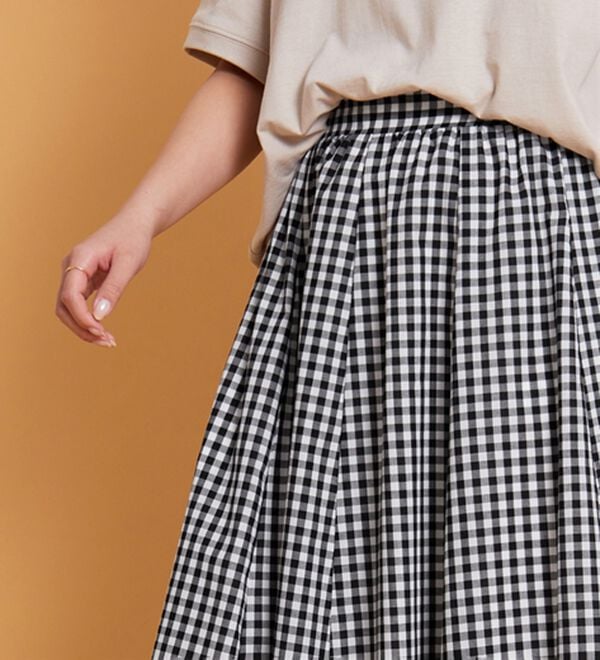 BELLUNA（ベルーナ）の「ふんわり切替フレアースカート（ロングスカート）」｜詳細画像