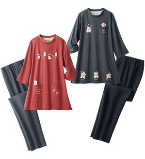ルフラン（ルフラン）の「【２着組】キュートなアニマルパジャマ（パジャマ・ルームウェア）」｜2着組