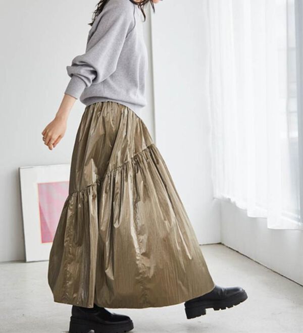 RANAN（ラナン）の「パチパチしにくい！大人のきれいめトレーナーニット（ニット・セーター）」｜詳細画像