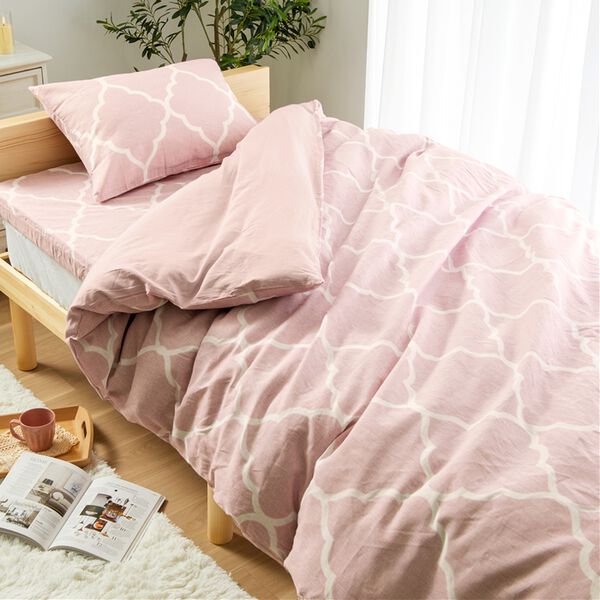 iellio（イエリオ）の「綿１００％北欧風柄布団カバーリング＜アンファ＞（敷布団カバー・シーツ）」｜詳細画像