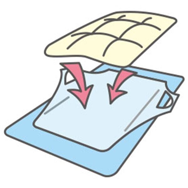 「クローバー型掛布団カバー２枚組（掛布団カバー）」｜詳細画像